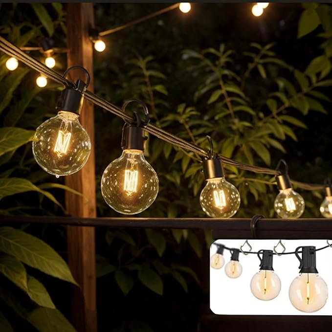 20PCS Eye Screw Hooks for Hanging Heavy Duty with Safety Buckle.Metal Ceiling Hooks for Hanging Plants,Cup,Wind Chime,Bird Feeders,String Lights at Indoor&Outdoor,2.36 Inch(No Drill Bit)