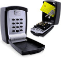 KeyGuard SL-590 Punch Button Key Storage Wall Mount Lock Box, Black Finish
