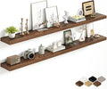 Fun Memories 72Inch Long Floating Shelves, 8 Inch Deep Shelves