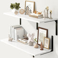 Fun Memories Floating Shelves for Wall, 12 Inch Deep Floating Shelves Set of 2