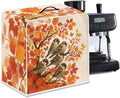Coffee Maker Cover with Handle Maple Cardinal Dust Protection Washable Foldable Christmas Appliance Cover