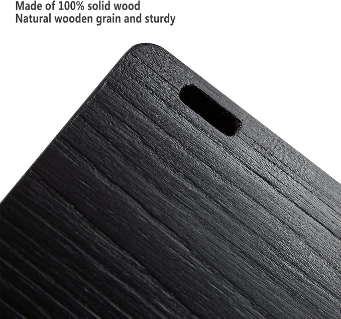 AZSKY Classic Nursery Book Shelves Black Wooden Floating Shelves Wall Bookshelf