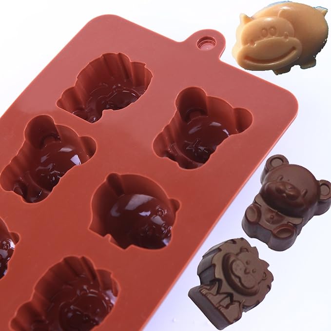 STARUBY Silicone Molds Non-stick Chocolate Candy Mold,Soap Molds