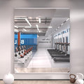 LOAAO Gym Mirror, 55.91"x16.54"-3 PCS Mirror for Gym, Flexible Combination, Tempered Glass, Gym Wall Mirror for Home Gym, Dance Studio, Yoga Room, Garage Gym, Workout Room