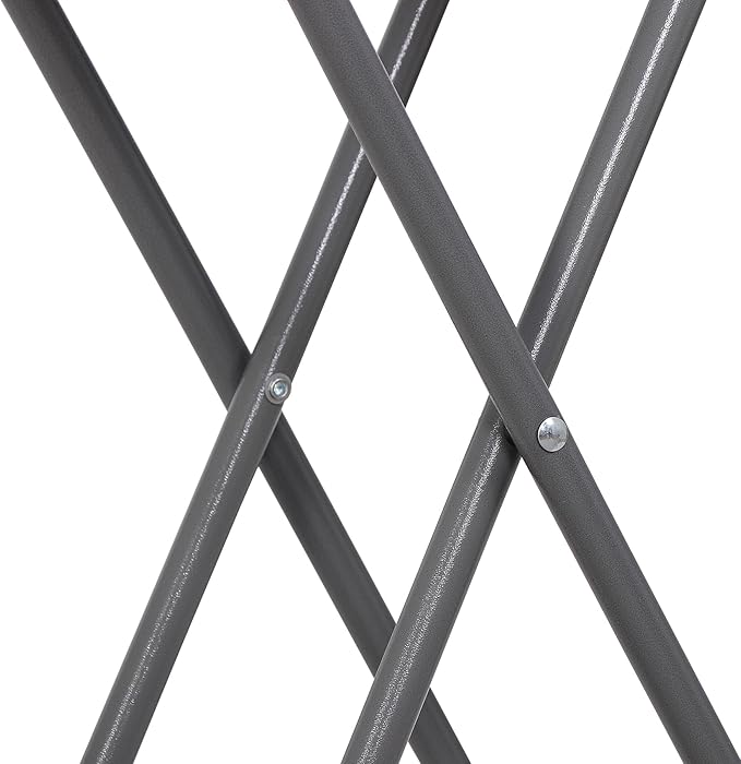 2.5 FT Folding Table, Heavy Duty Portable Height Adjustable Plastic Card Table for Picnic Party Camping Dining Indoor Outdoor, Lightweight, White