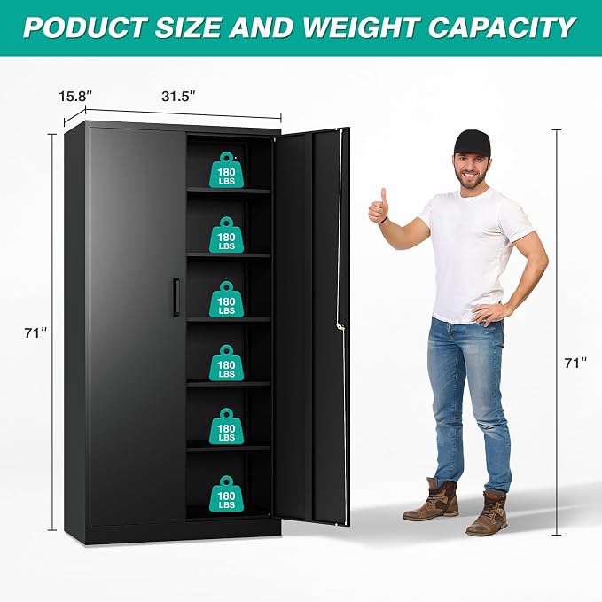 SISESOL Metal Storage Cabinet