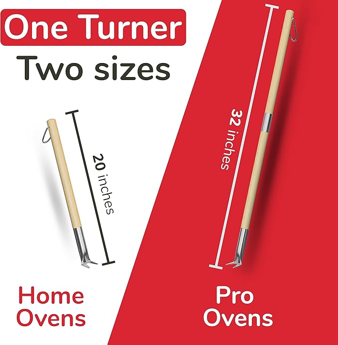 Senwosa Pizza Turner Fork & Bubble Popper Extra Long
