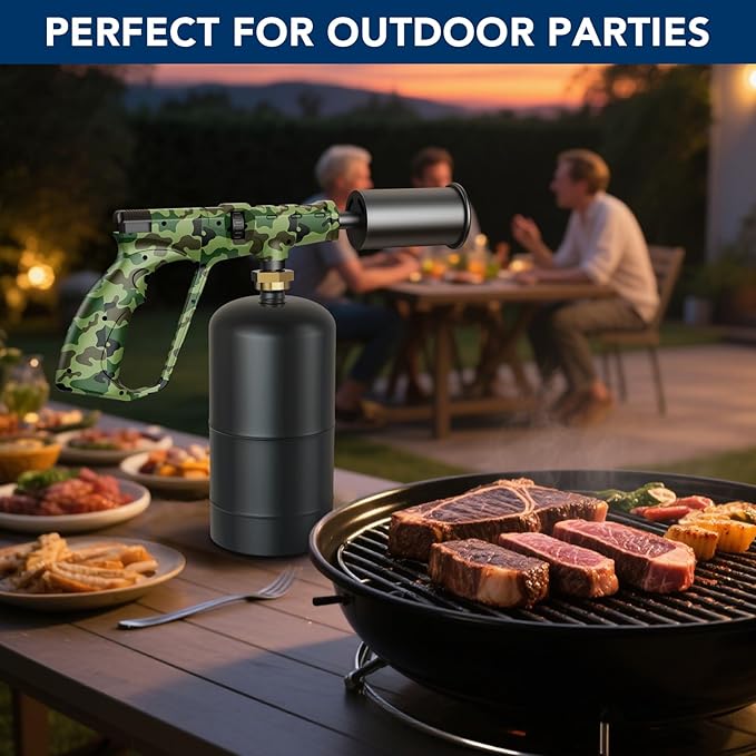 Sondiko Propane Torch Head, Powerful Torch Gun for BBQ, Charcoal Starter