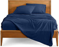 Bare Home Full Sheet Set - Luxury 1800 Ultra-Soft Microfiber Bed Sheets - Double Brushed - Deep Pockets - Easy Fit - 4 Piece Set - Bedding Sheets & Pillowcases (Full, Dark Blue)