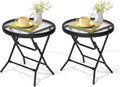 2 Pieces Outdoor Side Table