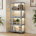 Magshion Display Cabinet, 4-Tier Curio Cabinet