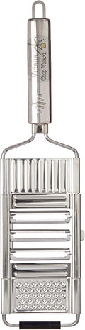 Vidalia Chop Wizard Stainless Steel Multi-Blade Chef Grater – Vegetable Slicer, Julienne Cutter, Cheese Grater & Onion Slicer – Multi-Function Kitchen Food Prep Tool with Interchangeable Blade Inserts