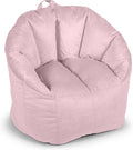 Big Joe Milano Plush Desert Rose Beanbag Chair