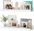 Floating Shelves for Wall, 16 inch Wood Floating Shelves Set of 2, Picture