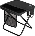 Camping Stool Upgraded Foldable Stool, Aluminum Alloy Bracket, 6 Ways to Carry Portable outdoorfolding Chair with Pocket for Queuing, Fishing,Hiking Tours, BBQ, Parties, Outdoor Camping Accessories