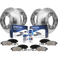 Detroit Axle - 10pc Brake Kit for Chevy GMC Avalanche Suburban Yukon XL 2500, Silverado Sierra 1500 2500 HD, Hummer H2, Front Re