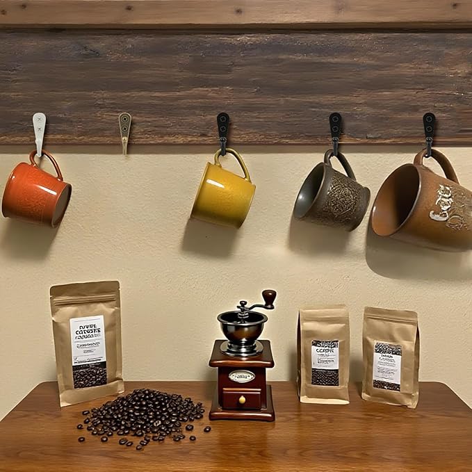 20 Pcs Key Hooks Coat Hooks for Hanging, Key Holder, Wall Mount Hook with Stainless Steel Screws, Command Hooks Utility Hangers for Key, Hat, Cup, Coat, Picture (Black)