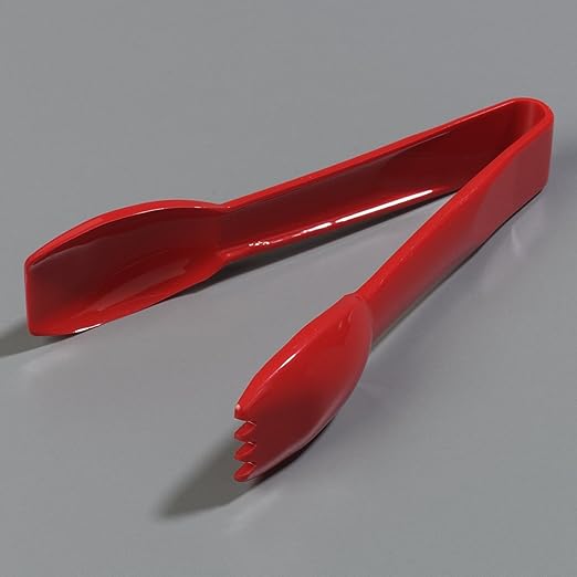 Carlisle FoodService Products Carly Salad Tong, 6" Salad Tong, 12 Pack