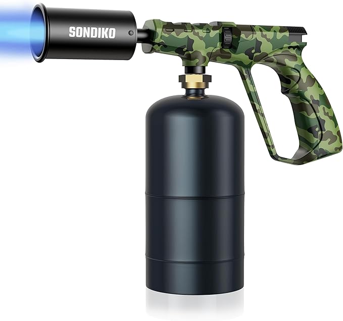 Sondiko Propane Torch Head, Powerful Torch Gun for BBQ, Charcoal Starter