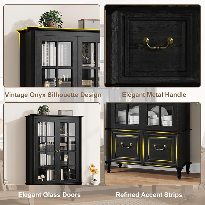 QUW 63" Tall Display Cabinet