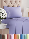 Twin XL Size 3 Piece Sheet Set - Comfy Breathable & Cooling Bed Sheets Set - Hotel Luxury Bedding for Women, Men, Kids, Teens, Boys & Girls - Deep Pockets, Soft and Wrinkle Free - Oeko-Tex - Lavender