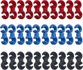 Black Bike Cable Clips