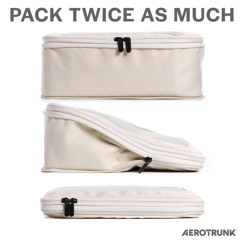 Aerotrunk Compression Packing Cubes for Travel, 4-Pack, Teal
