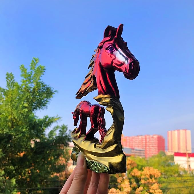 3D Horse Wolf Desktop Decoration Epoxy Resin Silicone Mold 9317+9578