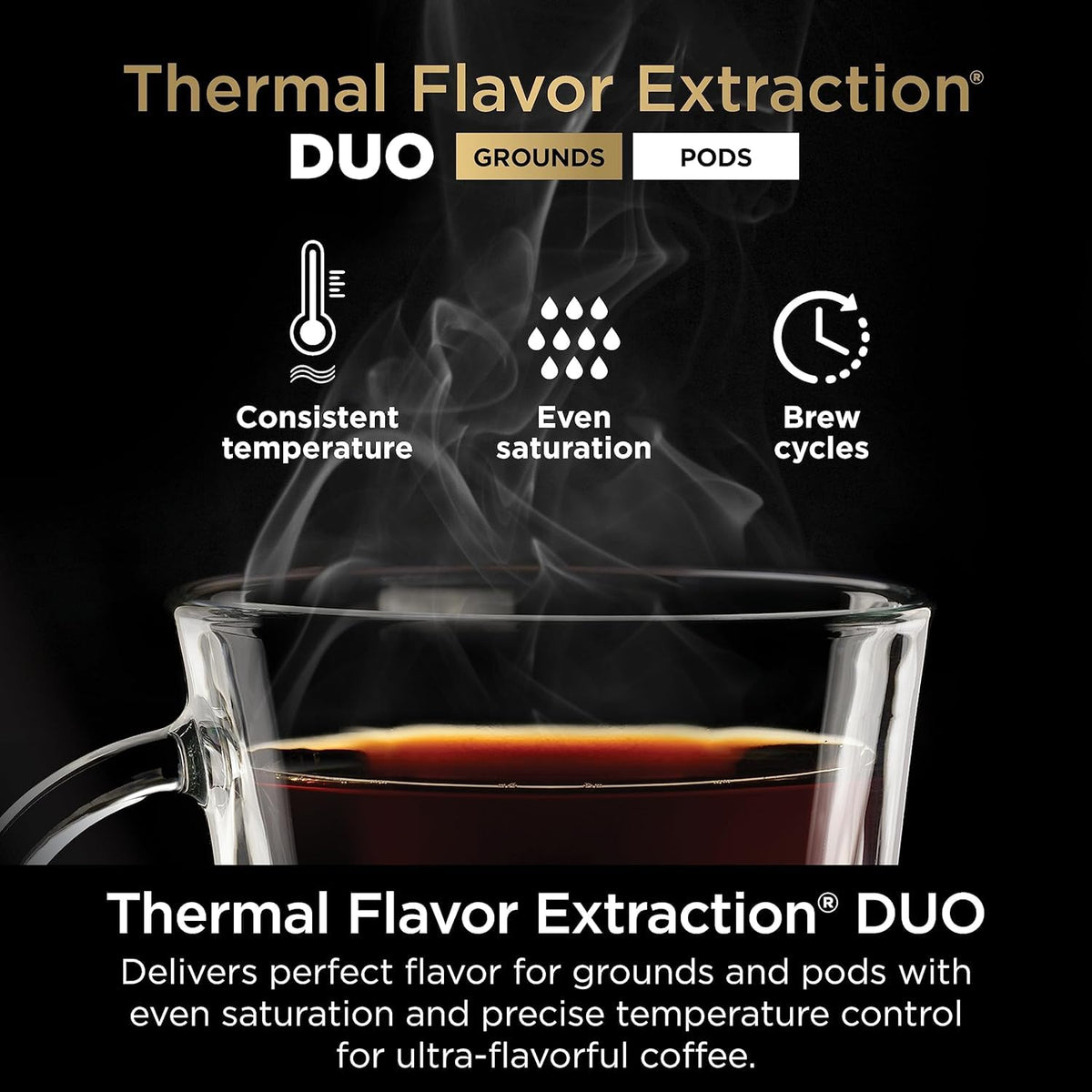 Ninja (Refurbished) Drip Coffee Maker | DualBrew Pro Hot & Iced Coffee | Compatible with K-Cup Pods | 3 Brew Styles (Classic, Rich, & Iced) | 60oz Removable Reservoir & Dishwasher Safe | (Renewed)
