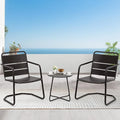 MELLCOM 3 Piece Patio Set, Small Patio Furniture Set