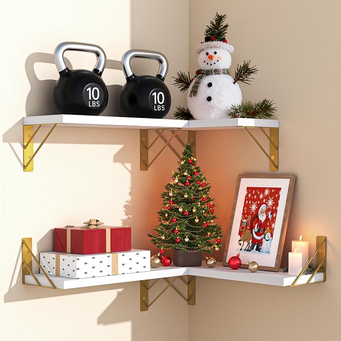 BAYKA Wall Shelves for Bedroom Decor, Floating Wall Shelf for Living Room