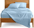 Bare Home California King Sheet Set - 1800 Ultra-Soft Microfiber Cal King Bed Sheets - Double Brushed - Deep Pockets - Easy Fit - 4 Piece Set - Bed Sheets (California King, Light Blue)