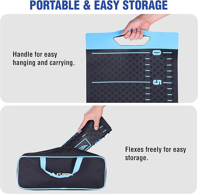 FLISSA 33" Fish Fillet Mat with Storage Bag, Non-Slip Design
