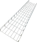 Kable Kontrol Cable Tray- 5 Feet Long - 24" Width, 6” Depth – Wire Mesh Tray Cable Management Rack Cords Organizer Cable Basket, Zinc Plated Steel NEC Approved for Network, Fiber Optic, Cabling