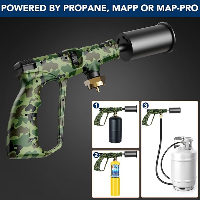 Sondiko Propane Torch Head, Powerful Torch Gun for BBQ, Charcoal Starter