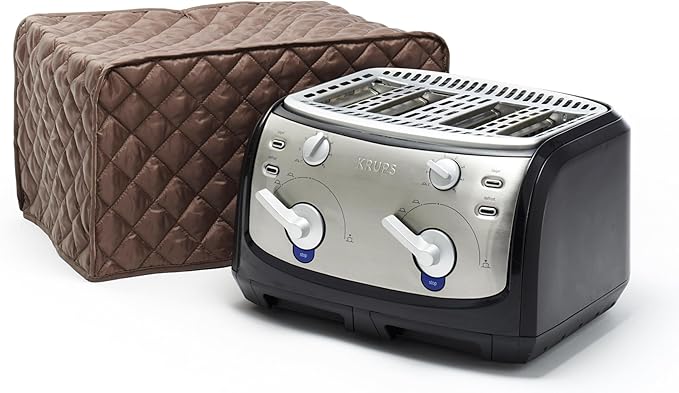 Covermates Keepsakes Toaster Cover - Dust Protection - Stain Resistant - Washable Appliance Cover, Bronze