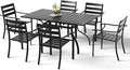 HOMREST 7 Piece Outdoor Patio Dining Set
