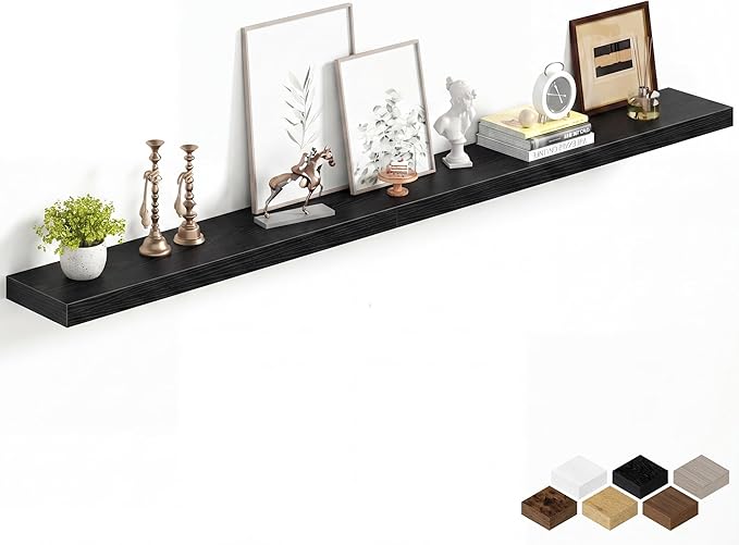 Fun Memories 67Inch Long Floating Shelves, 8 Inch Deep Shelves