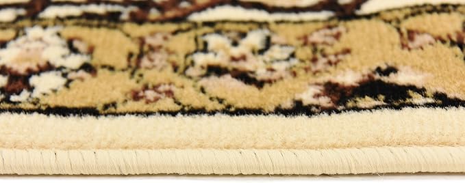 Unique Loom Espahan Collection Area Rug - Cape Cod (2' 7" x 10' Runner, Ivory/ Beige)