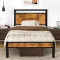 Z-hom Upgraded Twin Bed Frames, Heavy Duty Metal Sturdy Bed Frame Twin Size