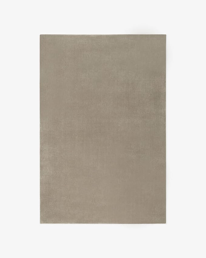 Hand-Tufted Wool Runner Area Rug – Soft Premium Wool Carpet for Living Room, Bedroom & Home Décor – 3X9 ft| Warm Grey – Durable, Non-Slip Backing, Handcrafted Rug
