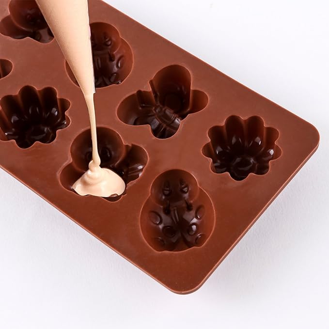 STARUBY Silicone Molds Non-stick Chocolate Candy Mold,Soap Molds