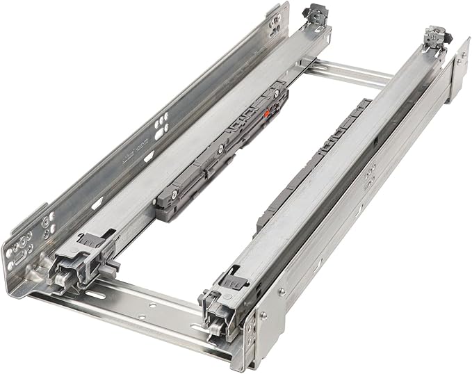 Rev-A-Shelf Maple Pullout Utensil Organizer with 3 Bins & BLUM Soft-Close Full Extension Slides, for Full-Height Base Cabinets, Adjustable Shelves, Min Opening Width of 5.5", 448UT-BCSC-5C