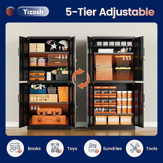 Yizosh Metal Storage Locking Cabinet