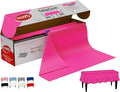 Neatiffy Disposable Plastic Table Cloth Roll | 54 in x 108 Ft Waterproof Tablecloth | Table Cover for Rectangle, Square, Round Oval Tables | Picnic, Party, Banquet, Birthdays, Weddings - Pink