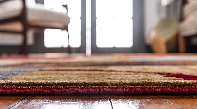 Unique Loom Barista Collection Area Rug - Kouillou (2' 2" x 3' 1" Rectangle, Multi/ Brown)