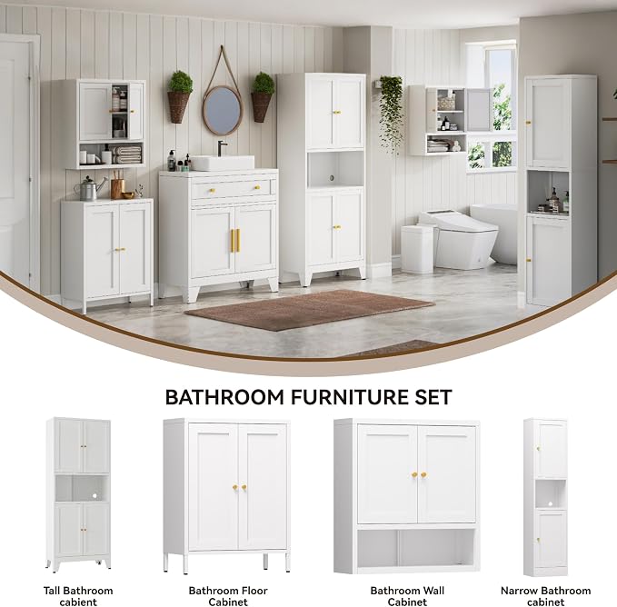 YAUWOH 69" Tall Metal Pantry Cabinet