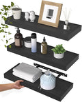 WALI Floating Shelves for Wall, 3 Tier Bathroom Storage Shelf Over Toilet