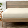 Bare Home Fitted Bottom Sheet King Size - Premium 1800 Microfiber - Ultra-Soft Hotel Luxury - Deep Pocket - Durable and Long Lasting (King, Sand)