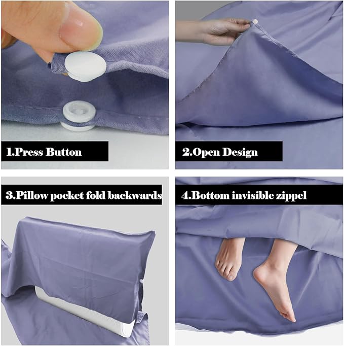 Sleeping Bag Liner,Travel Sheet & Adult Sleep Sack, Camping Sheets Travel Sleep Sack for Backpacking,Hotels & Hostels -Lightweight Single &Double Travel Sheet Camping Sheets